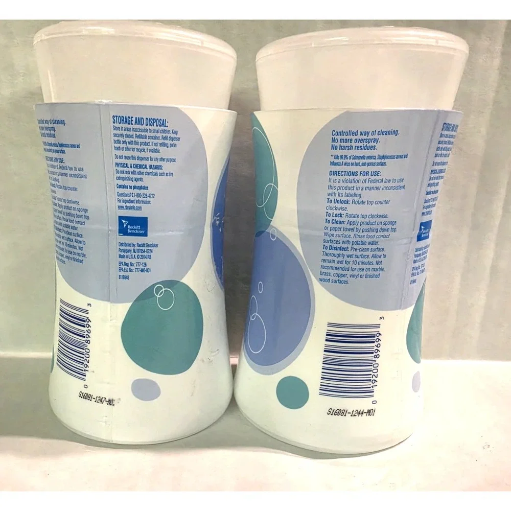 Lysol Power & Free Tap Top Oxygen Splash Scented Multi Purpose Cleaner (2)